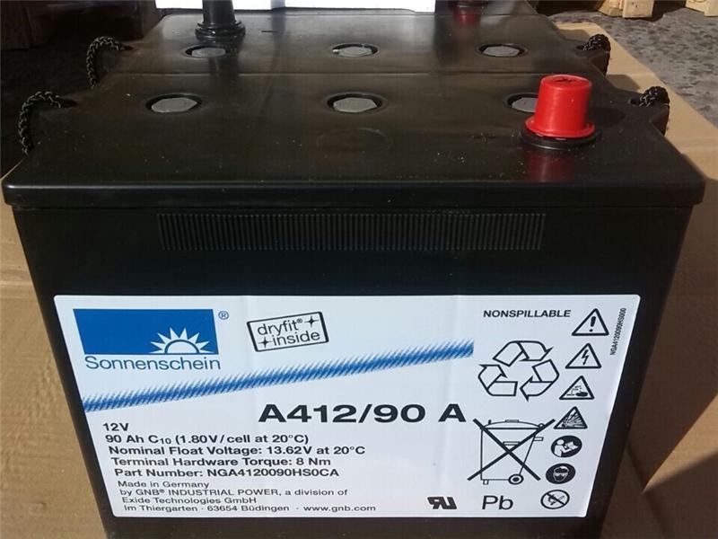 阳光蓄电池A412/120 F10不间断电源电池