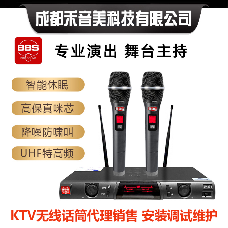 成都-BBS-U-898无线话筒一拖二KTV舞台演出家用高端麦克风代理销售.jpg
