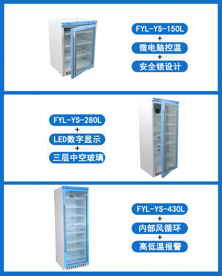 10-30度常温药品恒温柜138L 临床冰箱