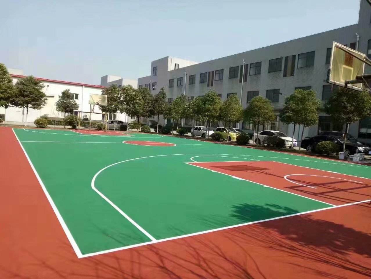 杭州上城学校弹性防水塑胶跑道