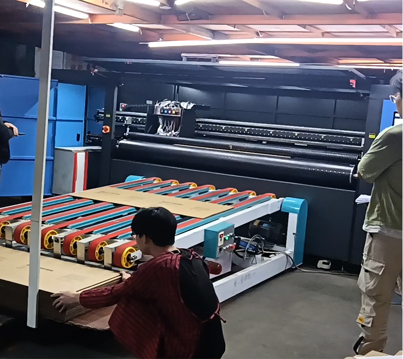 江苏纸箱无版数码喷墨印刷机彩色纸盒印刷厂纸箱机械设备厂