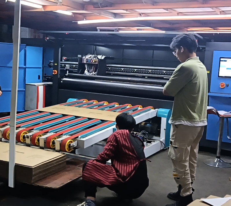 彩色纸盒印刷厂中山高速纸箱印刷机价格
