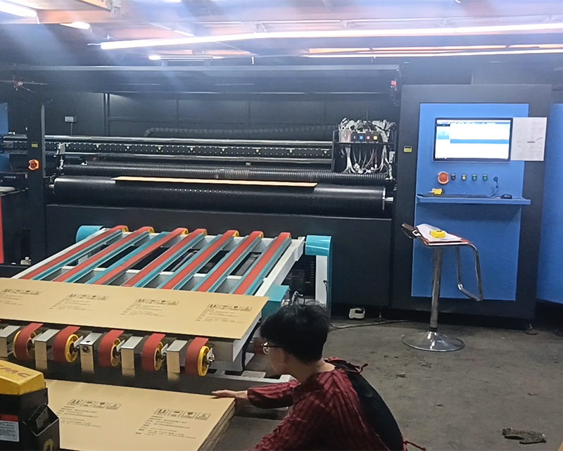 山东瓦楞纸数码印刷机纸壳箱生产设备