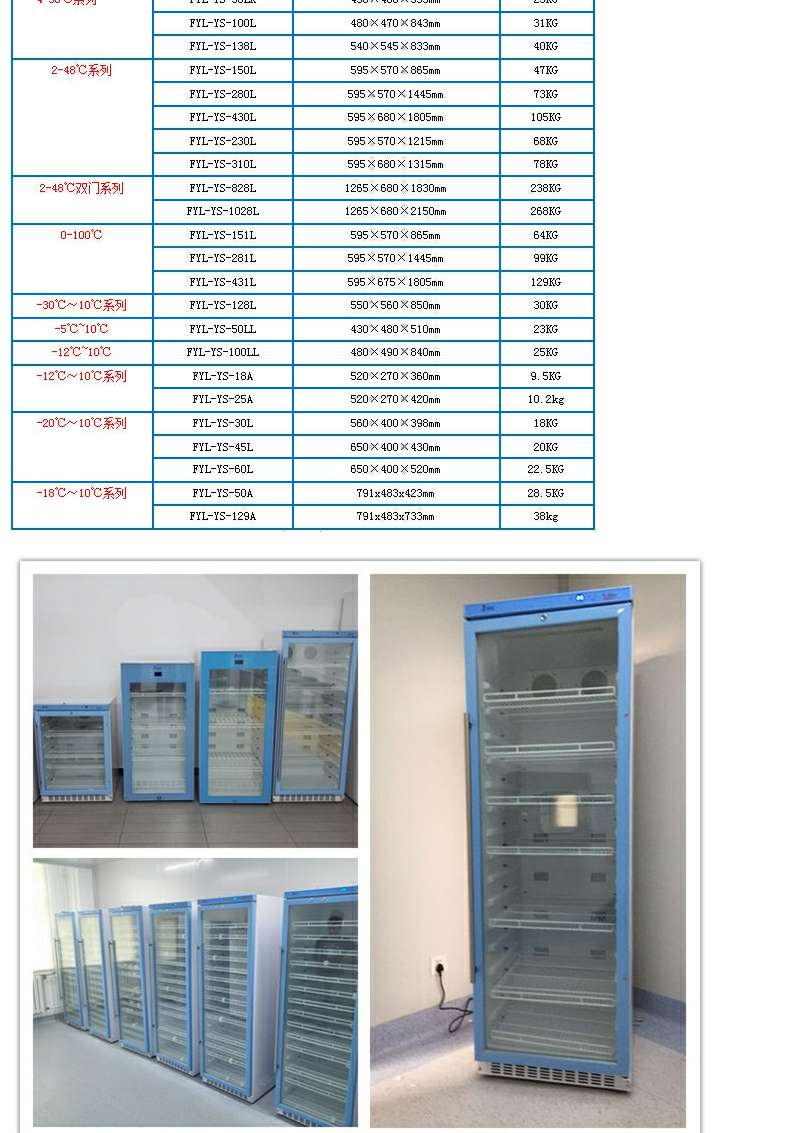 20-30摄氏度恒温柜药品恒温箱储存柜