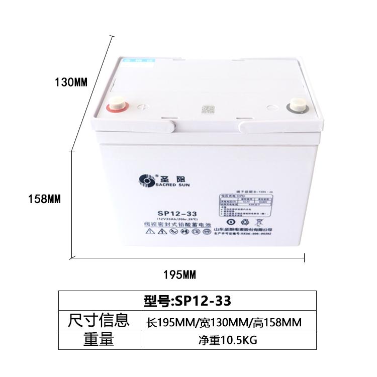 圣阳蓄电池SP1250通信基站电池