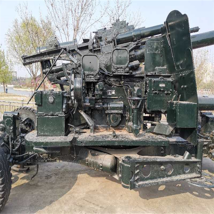 贵州黔西州山东军事模型厂家PTL-02轮式100毫米突击炮模型生产批发