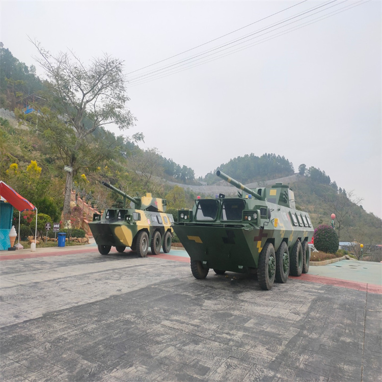 陕西汉中市开动版版坦克模型出租80式主战坦克模型生产厂家定制
