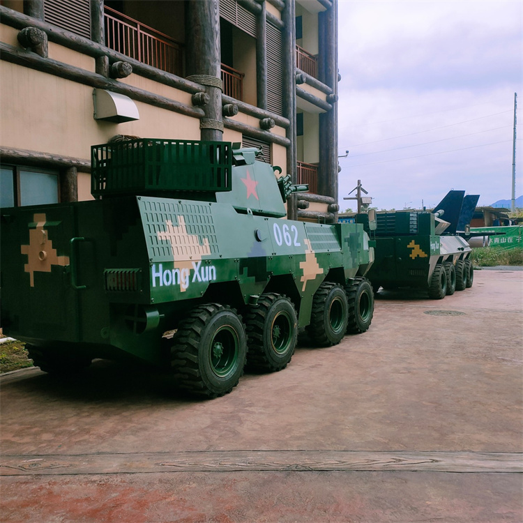 浙江金华市大型军事模型厂家122式轮式装甲车模型生产厂家出租