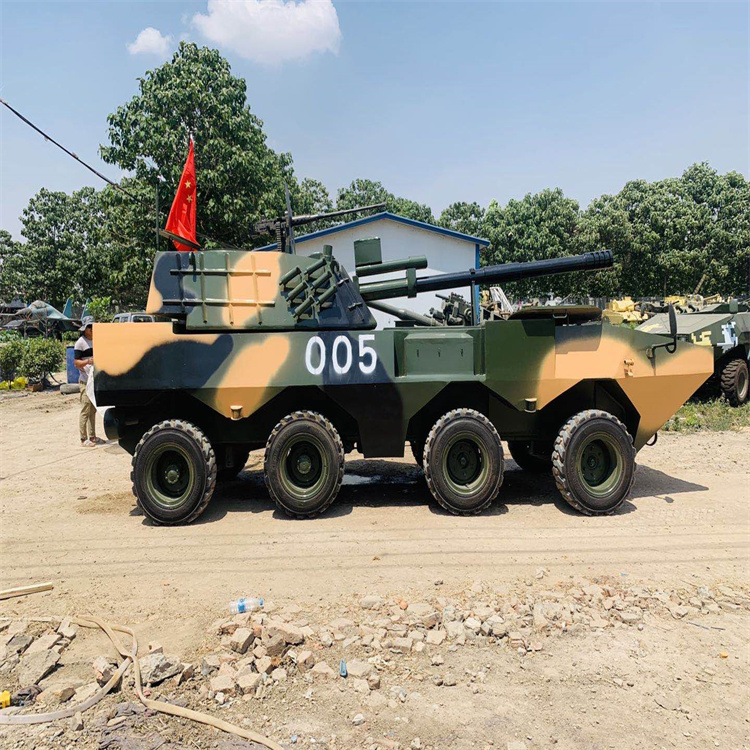 四川凉山州军事模型厂家双人履带式坦克车模型生产厂家供应商