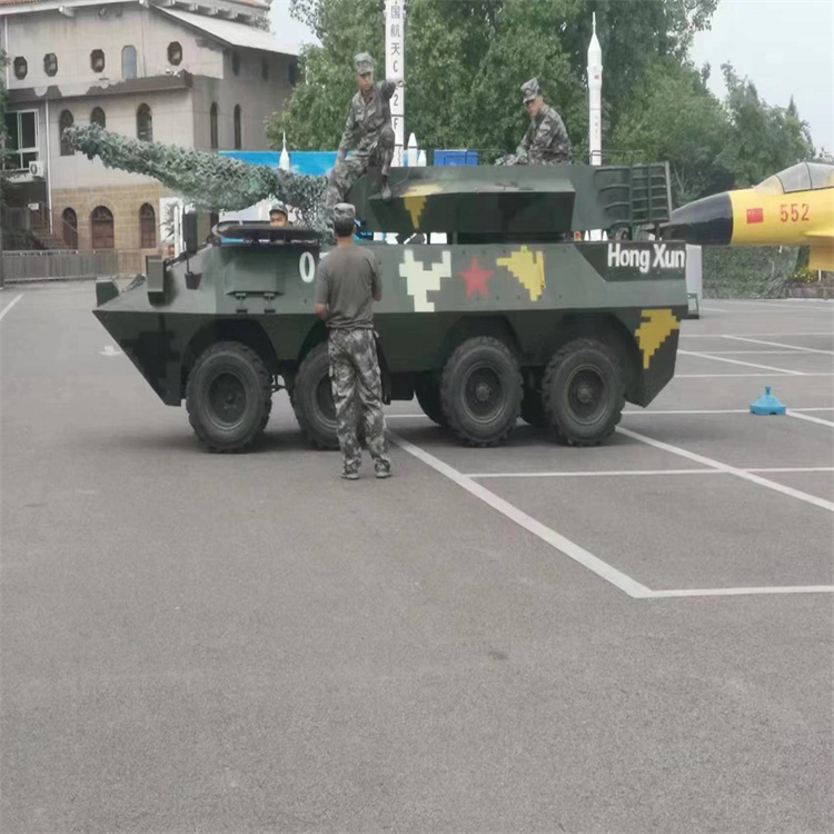 安徽亳州市仿真装甲车模型厂家PTL-02轮式100毫米突击炮模型定做