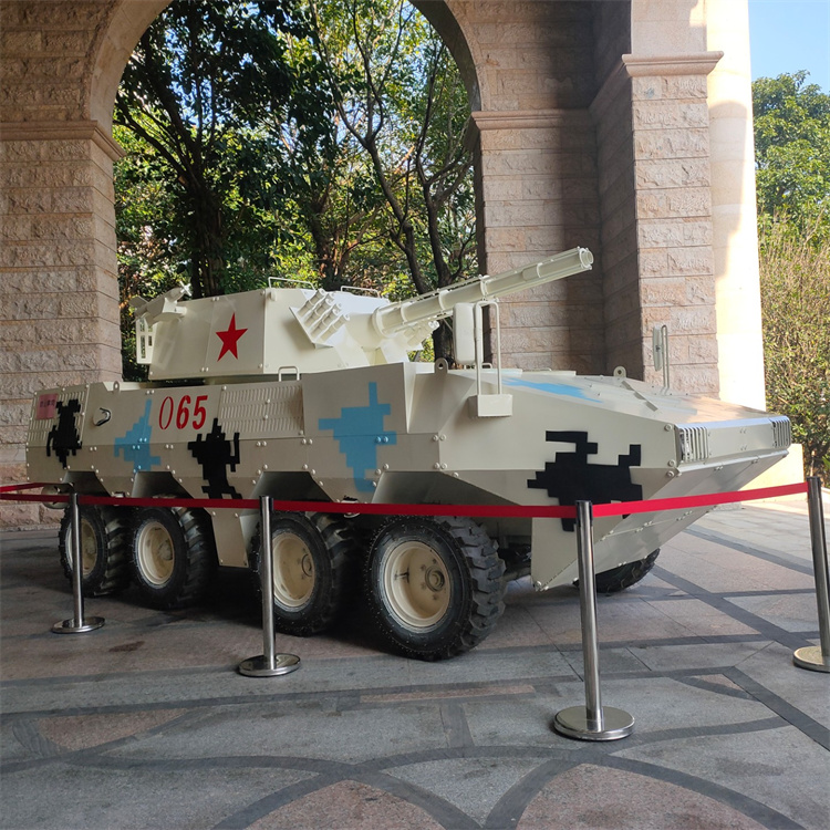 宁夏银川市一比一仿真军事模型厂家ZBD-04式步兵战车模型生产出售