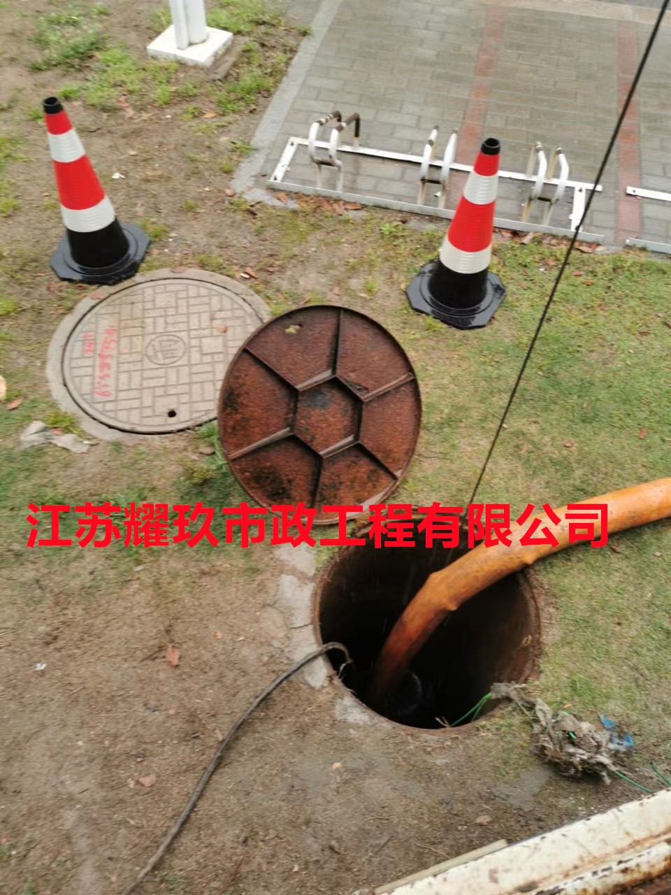 浙江省湖州市工业区排水管道清淤疏通
