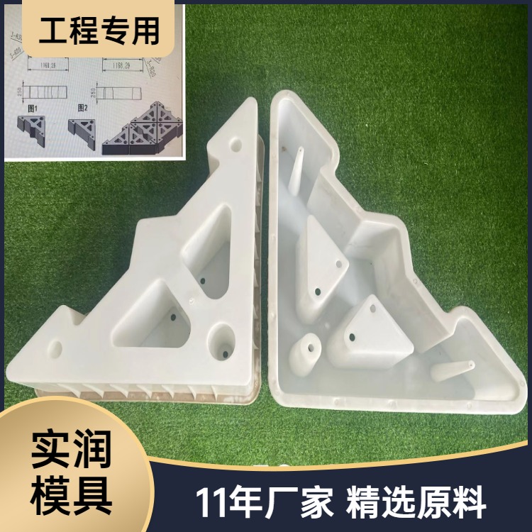 重庆水利联锁式护坡塑料模具 实润模具