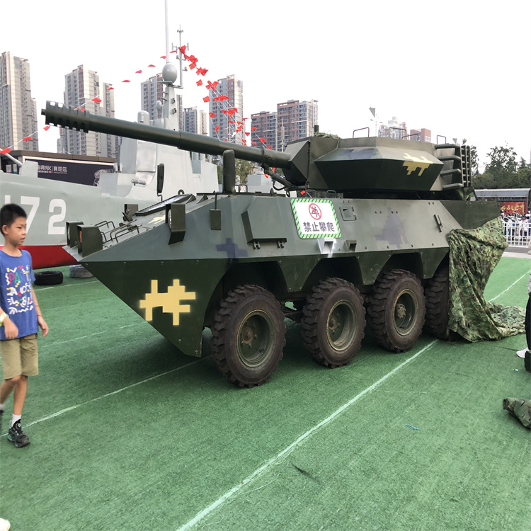 山东威海市国防教育军事模型厂家PLL-05式120mm自行迫榴炮模型批发价格
