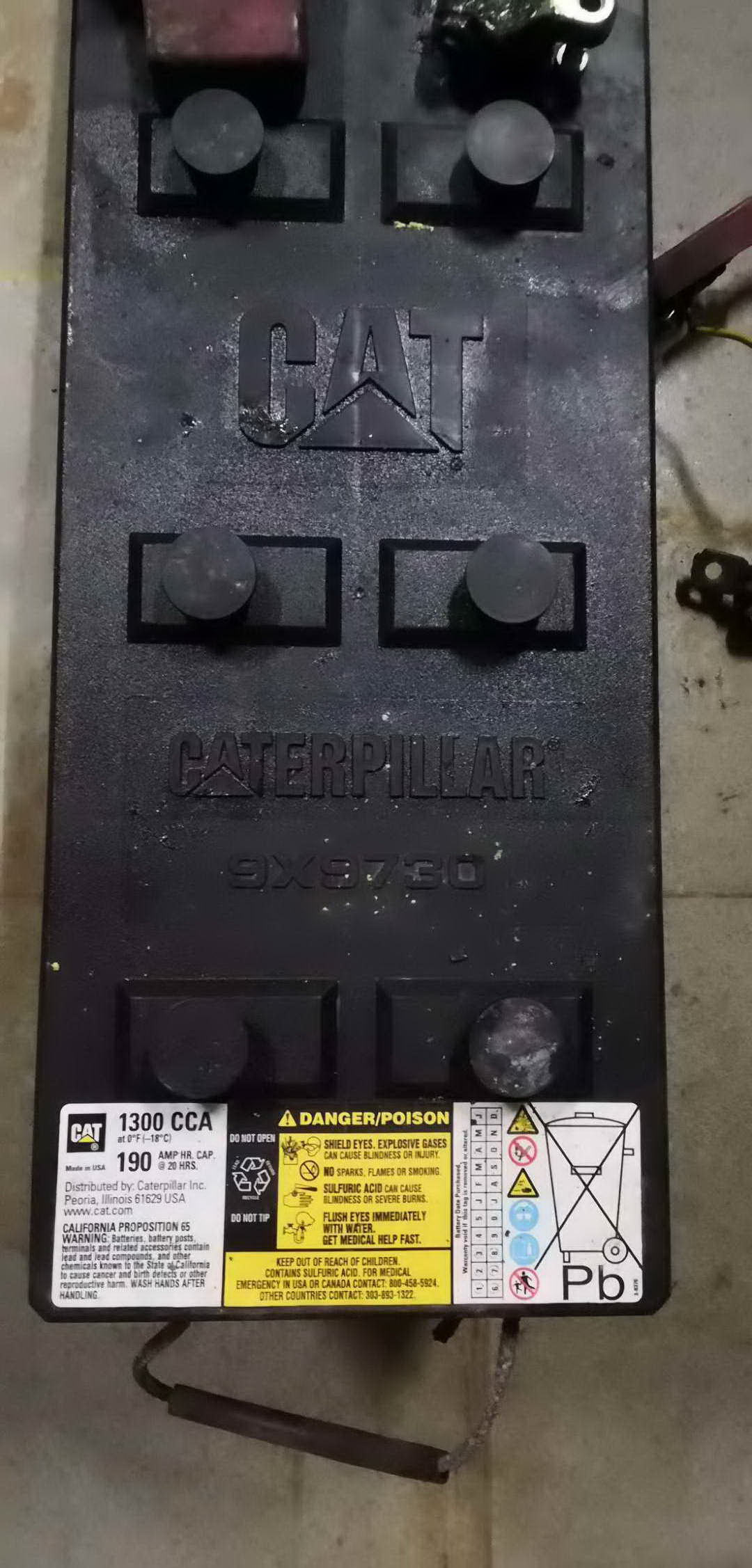 美国卡特蓄电池9X-3404卡特彼勒