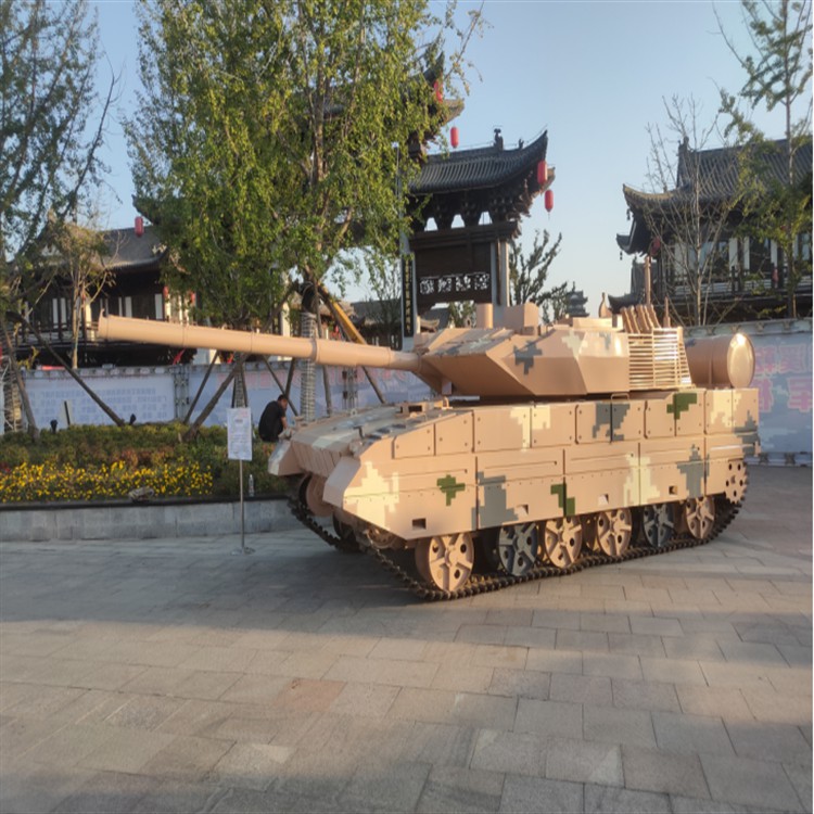 四川自贡市仿真轮式装甲车T-64主战坦克模型生产厂家出售