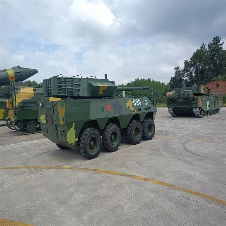 贵州铜仁国防研学军事模型厂家VN2轮式装甲车模型租赁