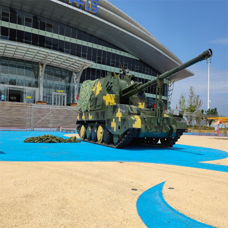 四川成都市章丘军事模型厂家PLL-05式120mm自行迫榴炮模型出售