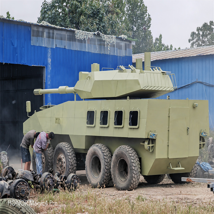 湖南益阳市仿真装甲车模型厂家PGZ-07式35毫米自行高炮模型批发价格