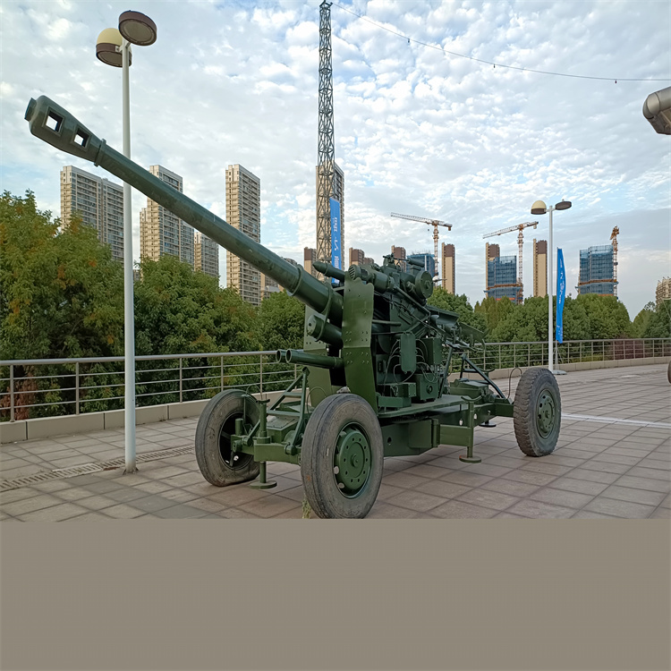 河北邢台市山东军事模型厂家59-1式130毫米加农炮模型生产厂家定制