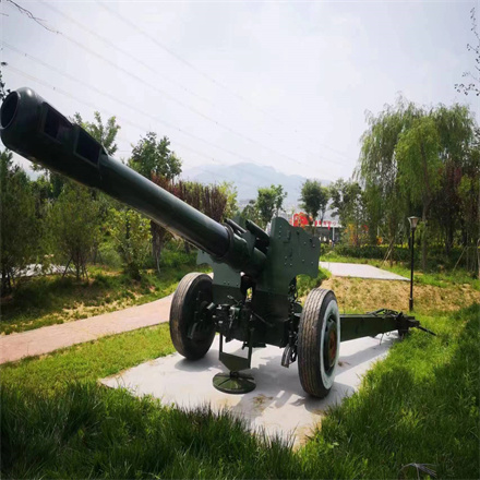 安徽黄山市国防研学军事模型厂家66式152毫米加农炮模型生产厂家出租